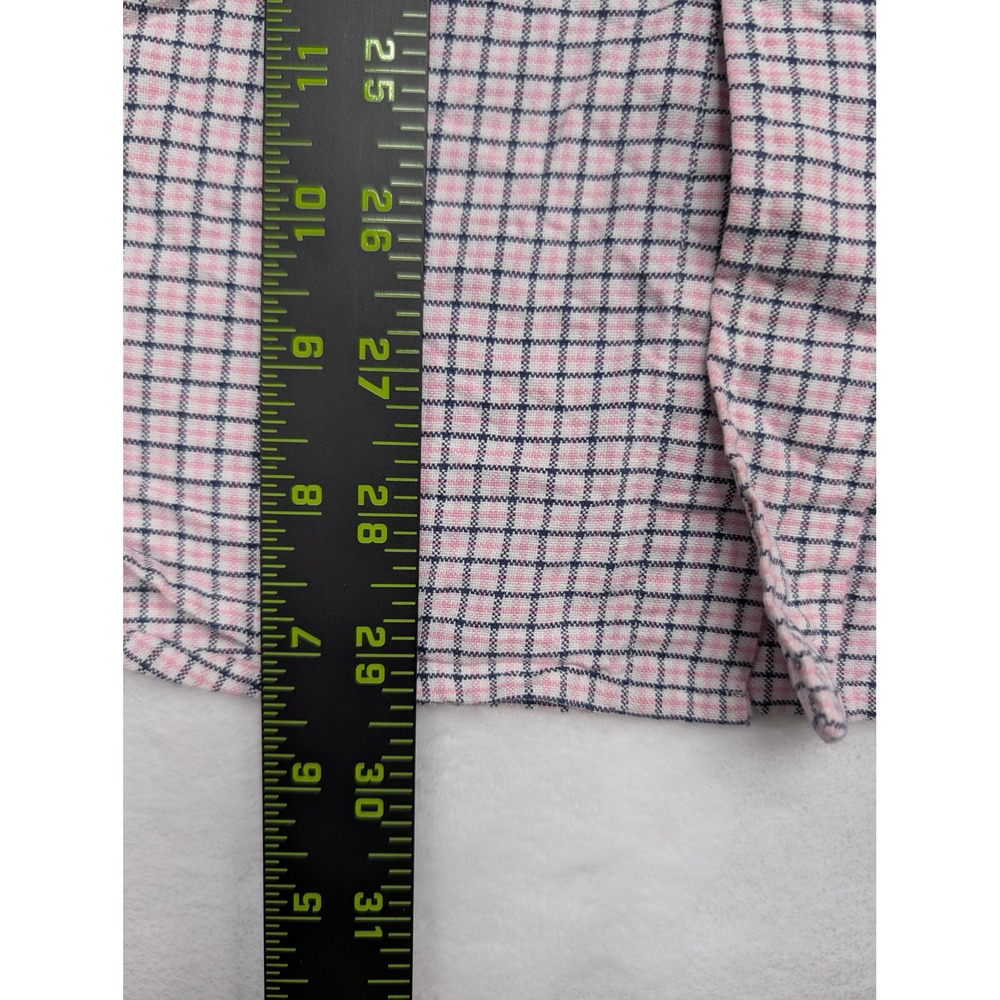 Ralph Lauren Vintage Plaid‎ Button Down Shirt Mens Size S Pink Navy - Picture 5 of 7